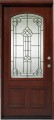 Solid Mahogany 36" Single Unit 3/4 Lite Arch 3/0X6/8
