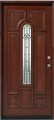 Solid Mahogany 36" Center Arch Single Unit, 3/0X 6/8