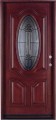 Solid Mahogany 36" Single Deluxe Oval Unit, 3/0X 6/8